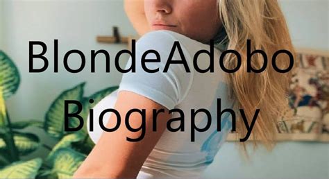 blonde adobo|BlondeAdobo